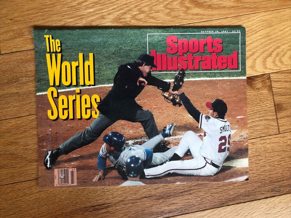 Sports Illustrated October 26, 1992 World Series Braves vs Blue Jays MLB Rare